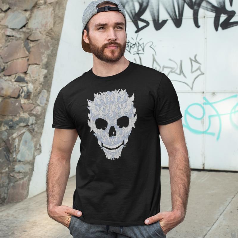 Skull Made Of Fairies Unisex T-shirt