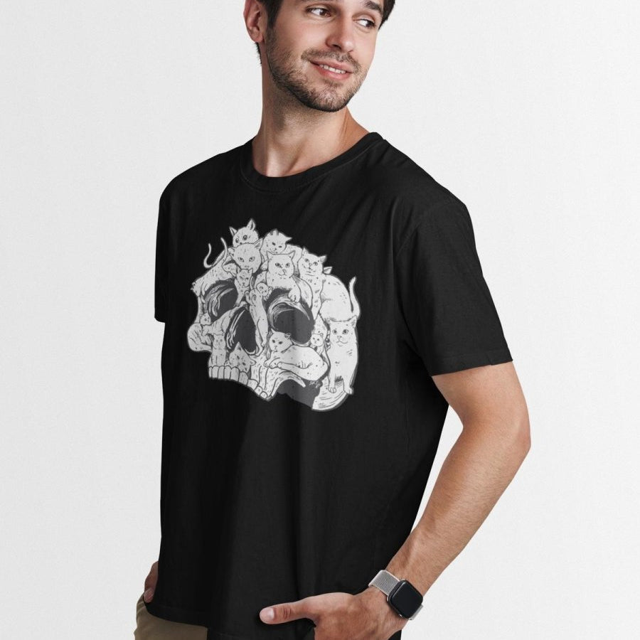 Cats Skull Unisex T-shirt