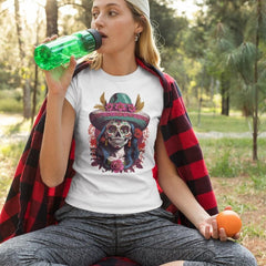 Catrina Portrait Skull Unisex T-shirt