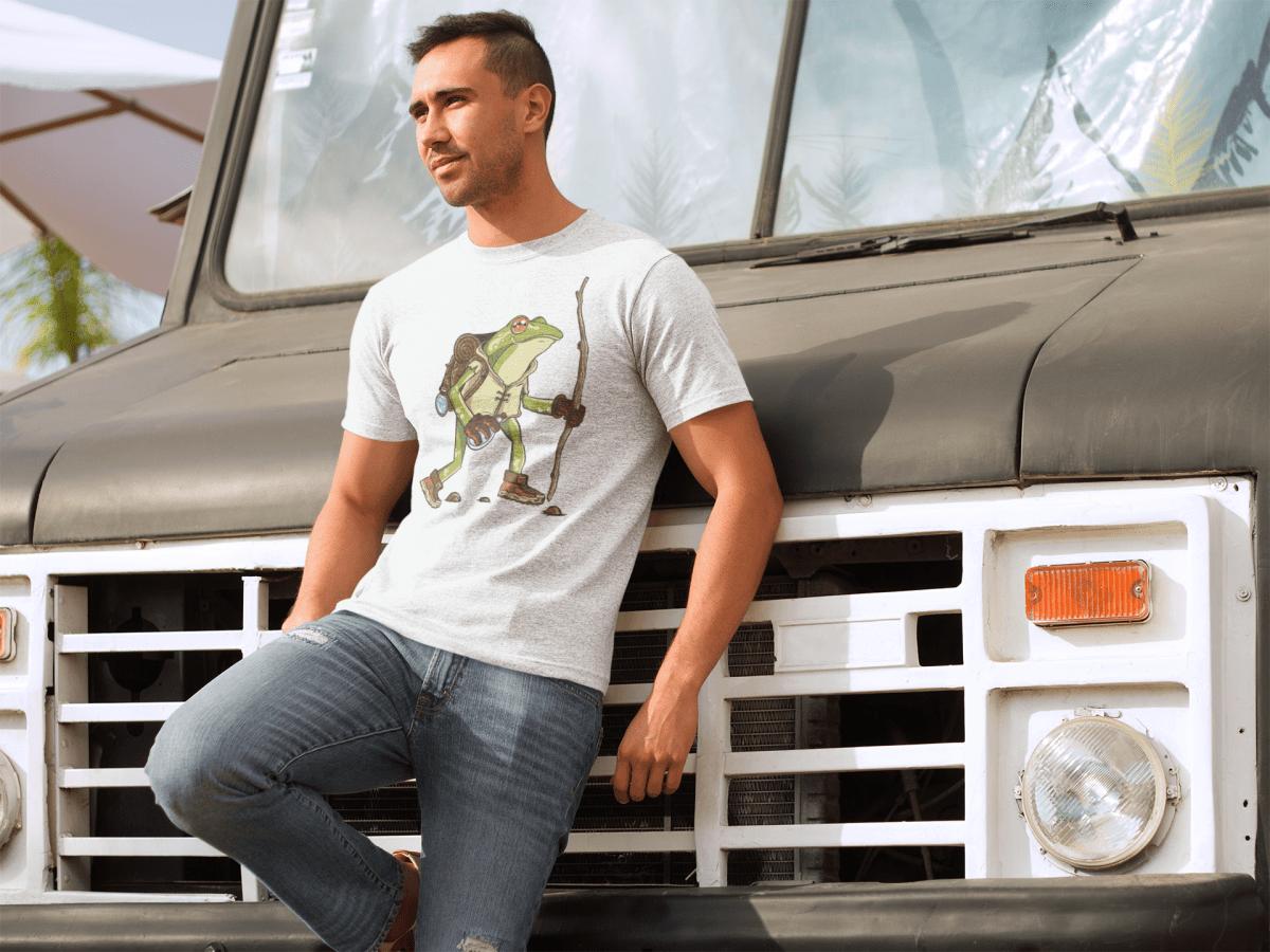 Adventure Frog Hiking Unisex T-Shirt