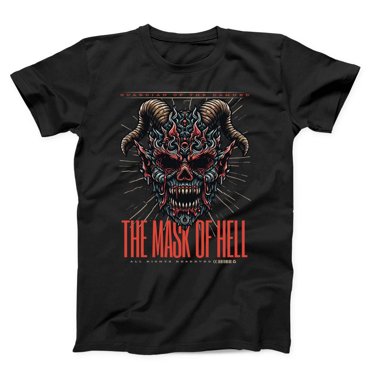 The Mask Of Hell Monster Unisex T-Shirt