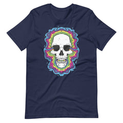 Trippy Psychedelic Skull Unisex T-shirt