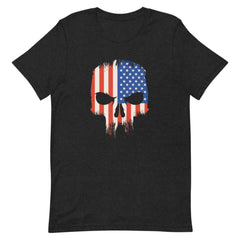 USA Skull Flag Unisex T-shirt