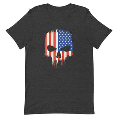 USA Skull Flag Unisex T-shirt