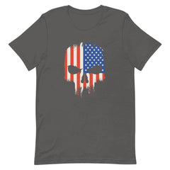 USA Skull Flag Unisex T-shirt