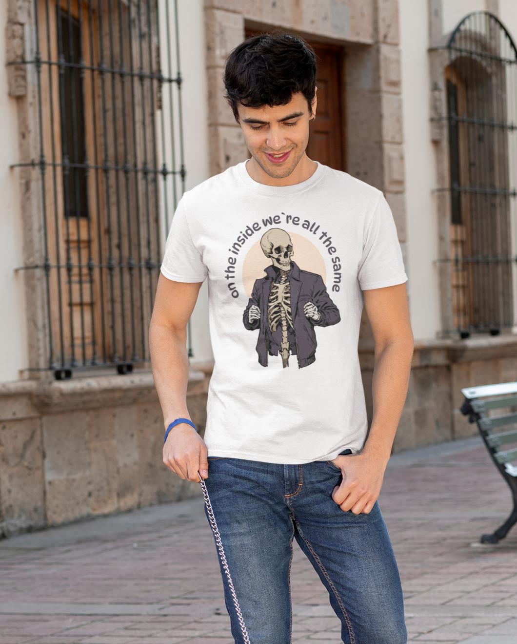 We Are All The Same Skeleton Unisex T-shirt