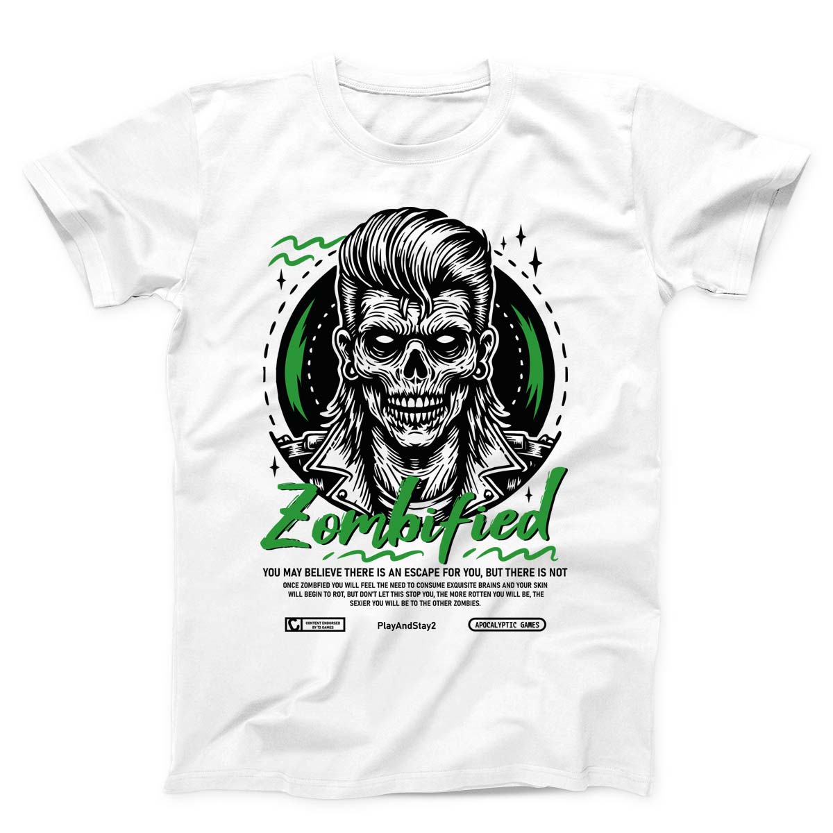 Zombified Rock Star Unisex T-Shirt