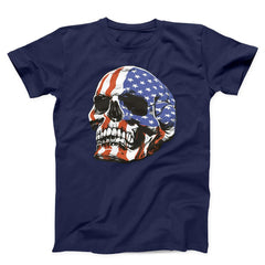 American Patriotic Skull Unisex T-shirt