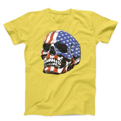 American Patriotic Skull Unisex T-shirt