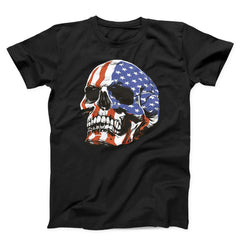 American Patriotic Skull Unisex T-shirt