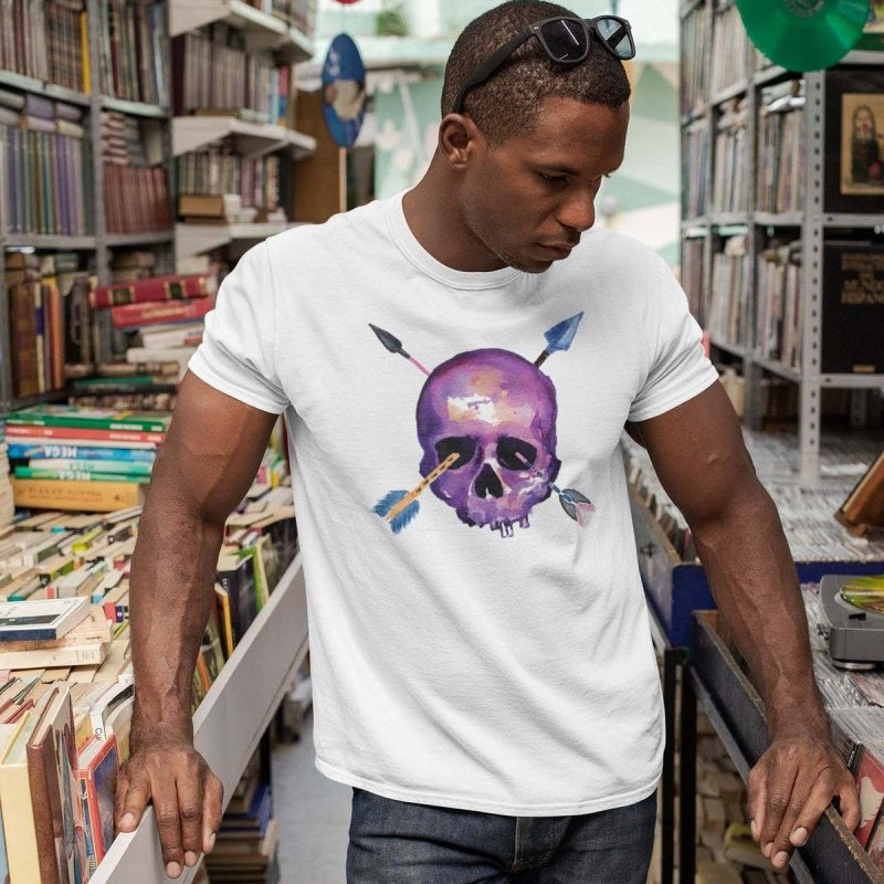 Crossed Arrows Skull Unisex T-shirt