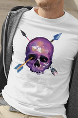 Crossed Arrows Skull Unisex T-shirt