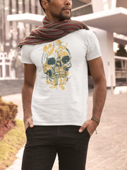 Death Skull Floral Unisex T-shirt