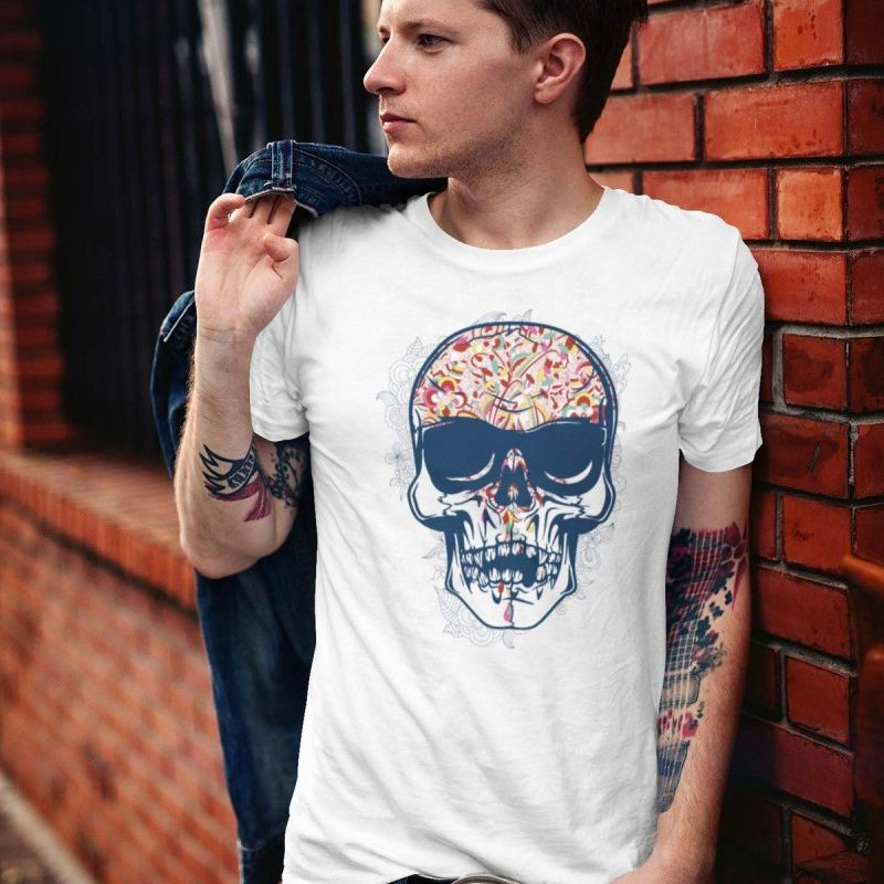 Floral Skull Unisex T-shirt