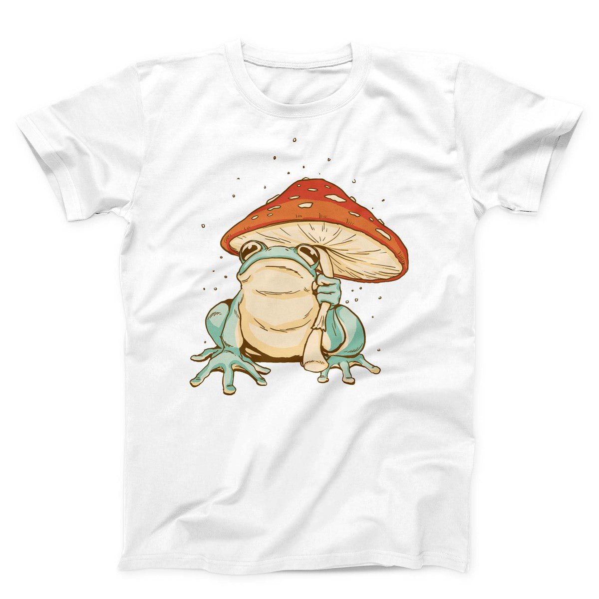 Frog Mushroom Umbrella Unisex T-shirt