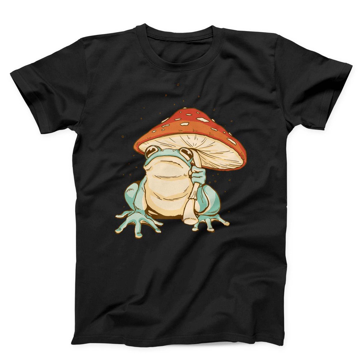 Frog Mushroom Umbrella Unisex T-shirt