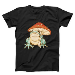 Frog Mushroom Umbrella Unisex T-shirt