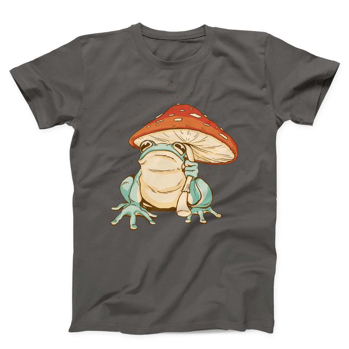 Frog Mushroom Umbrella Unisex T-shirt