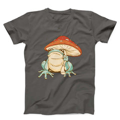Frog Mushroom Umbrella Unisex T-shirt