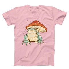 Frog Mushroom Umbrella Unisex T-shirt