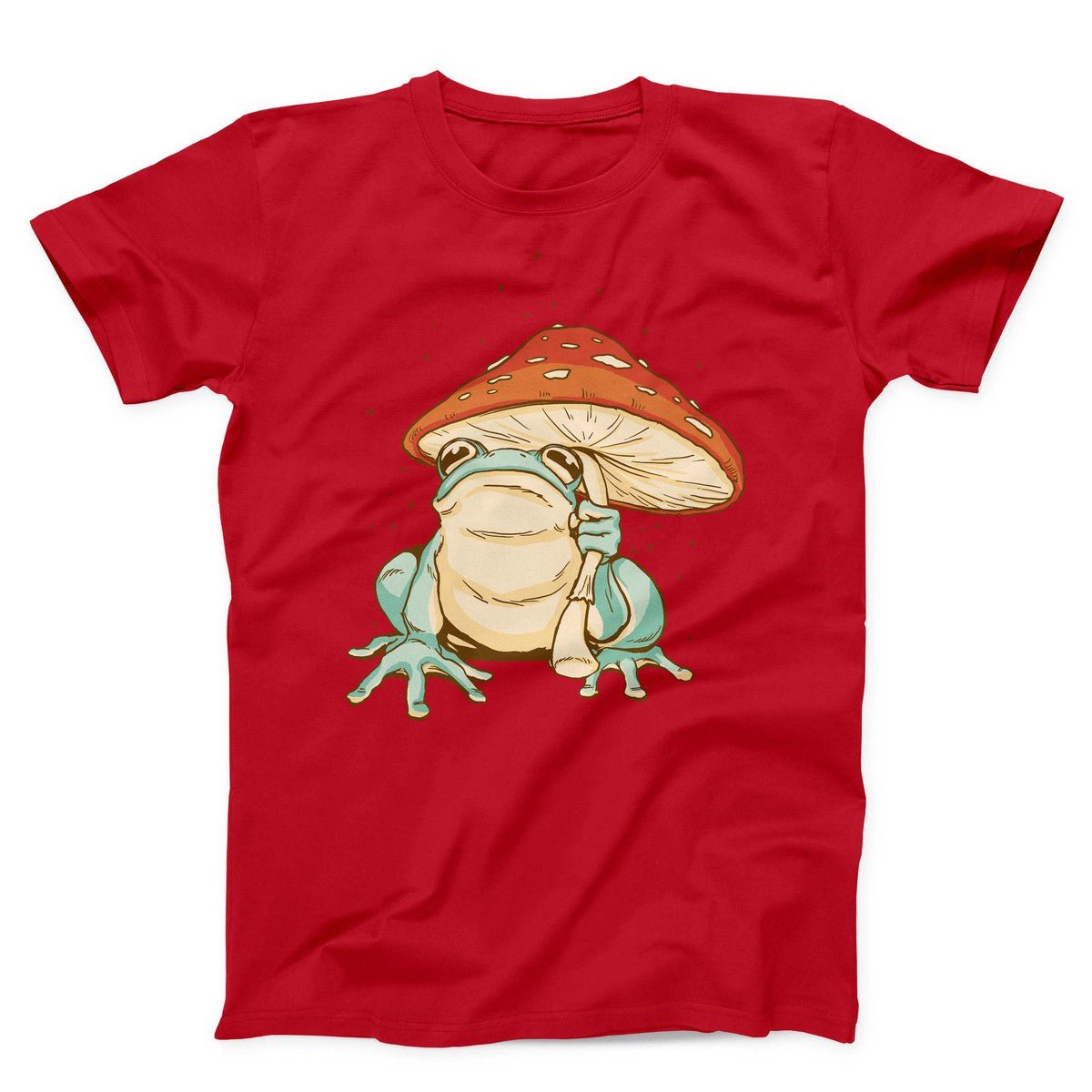 Frog Mushroom Umbrella Unisex T-shirt