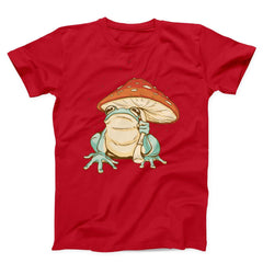 Frog Mushroom Umbrella Unisex T-shirt
