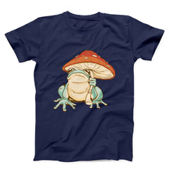 Frog Mushroom Umbrella Unisex T-shirt