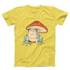 Frog Mushroom Umbrella Unisex T-shirt