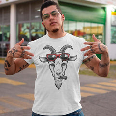 Goat With Sunglasses Unisex T-shirt