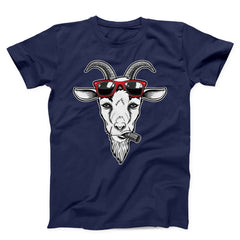 Goat With Sunglasses Unisex T-shirt