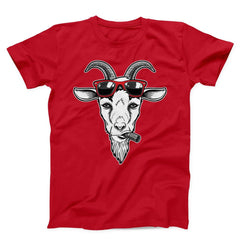 Goat With Sunglasses Unisex T-shirt