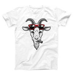 Goat With Sunglasses Unisex T-shirt