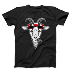 Goat With Sunglasses Unisex T-shirt