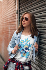 Skull Floral Unisex T-shirt