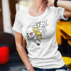 Skull Smoking Unisex T-shirt