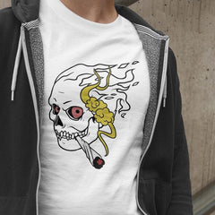 Skull Smoking Unisex T-shirt