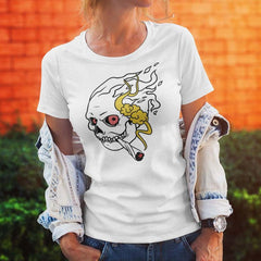 Skull Smoking Unisex T-shirt