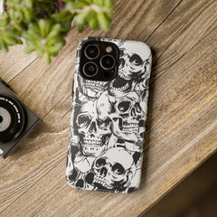 Skull Pattern Tough Phone Case For iPhone and Samsung