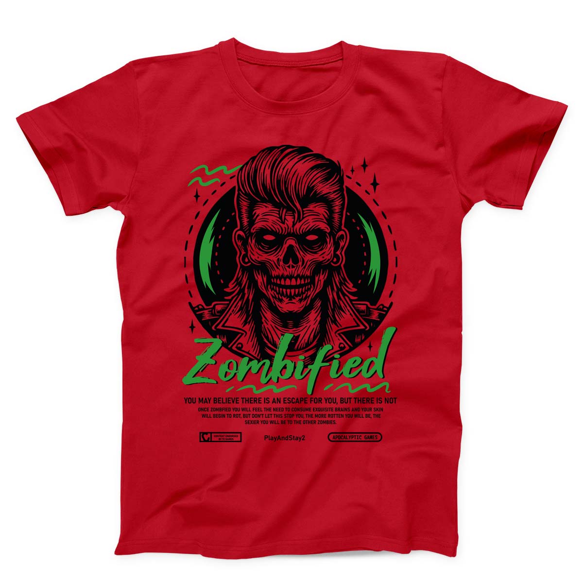 Zombified Rock Star Unisex T-Shirt