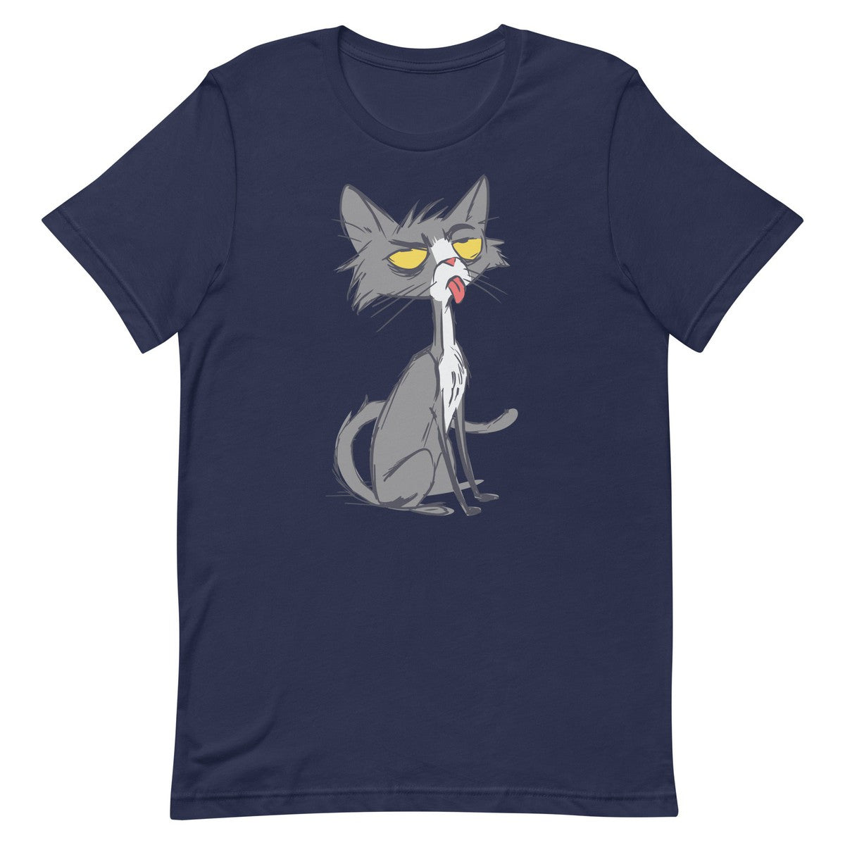 Black Cat Cartoon Unisex T-shirt