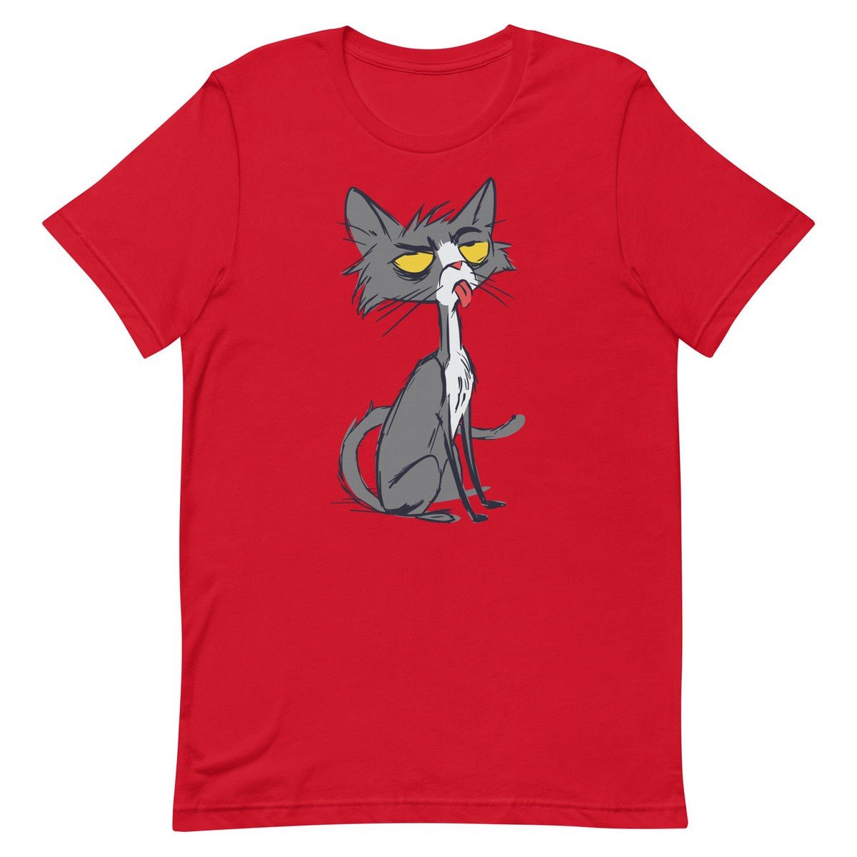 Black Cat Cartoon Unisex T-shirt