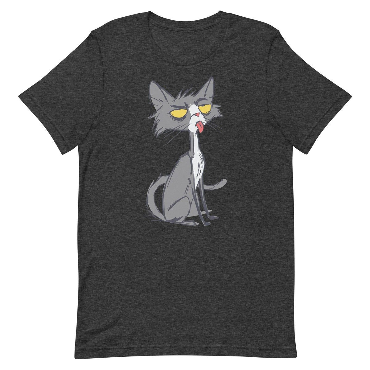 Black Cat Cartoon Unisex T-shirt