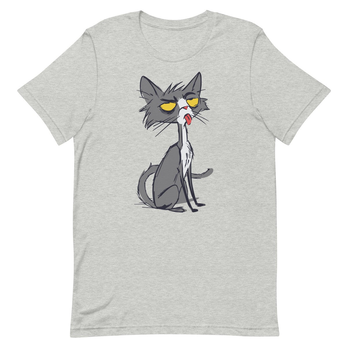 Black Cat Cartoon Unisex T-shirt