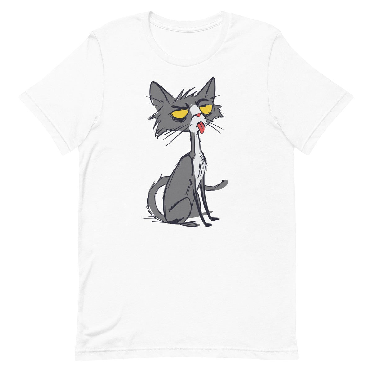 Black Cat Cartoon Unisex T-shirt