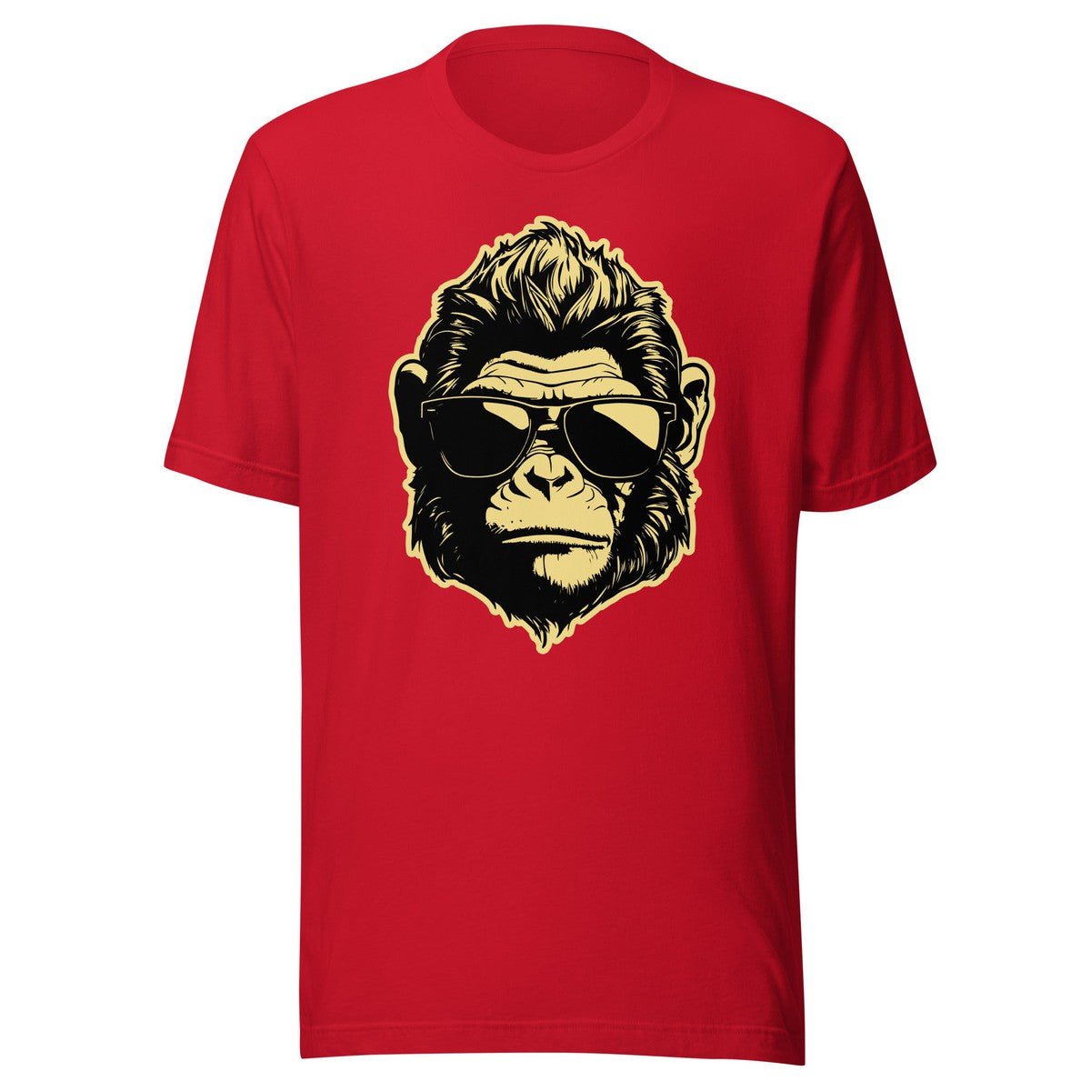 Cool Monkey With Sunglasses Unisex t-shirt