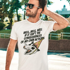 Opossum With Party Hat Unisex T-Shirt