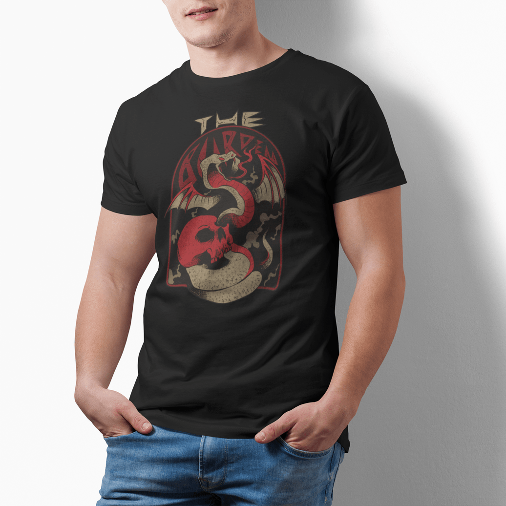 Snake And Skull Hell Creature Unisex T-Shirt