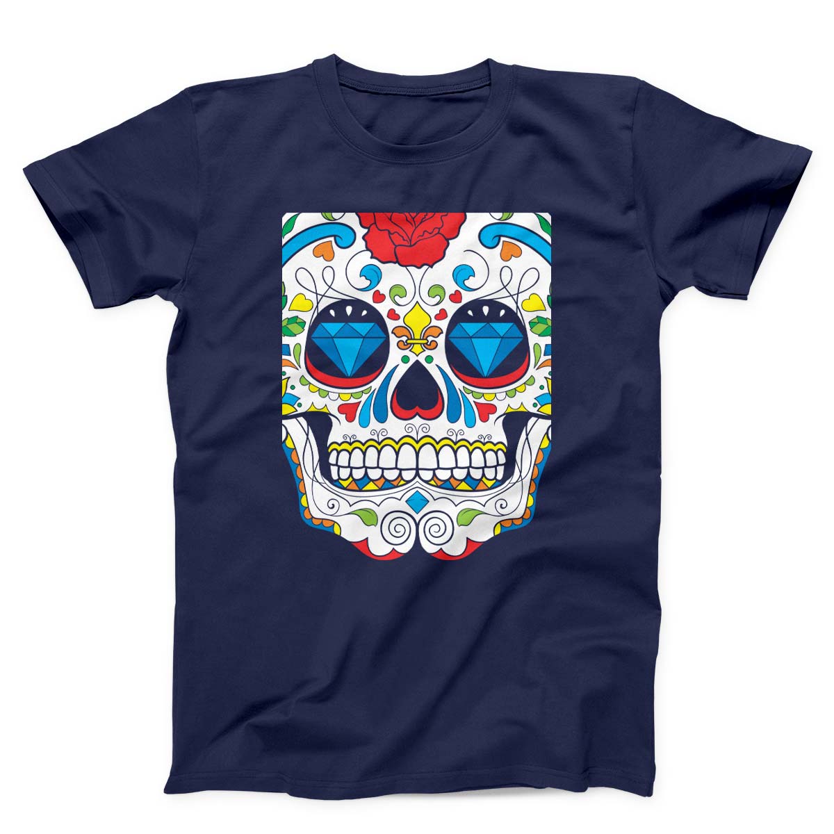 Diamond Sugar Skull Unisex T-shirt