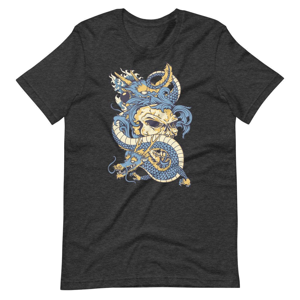 Double Dragons Skull Unisex T-shirt