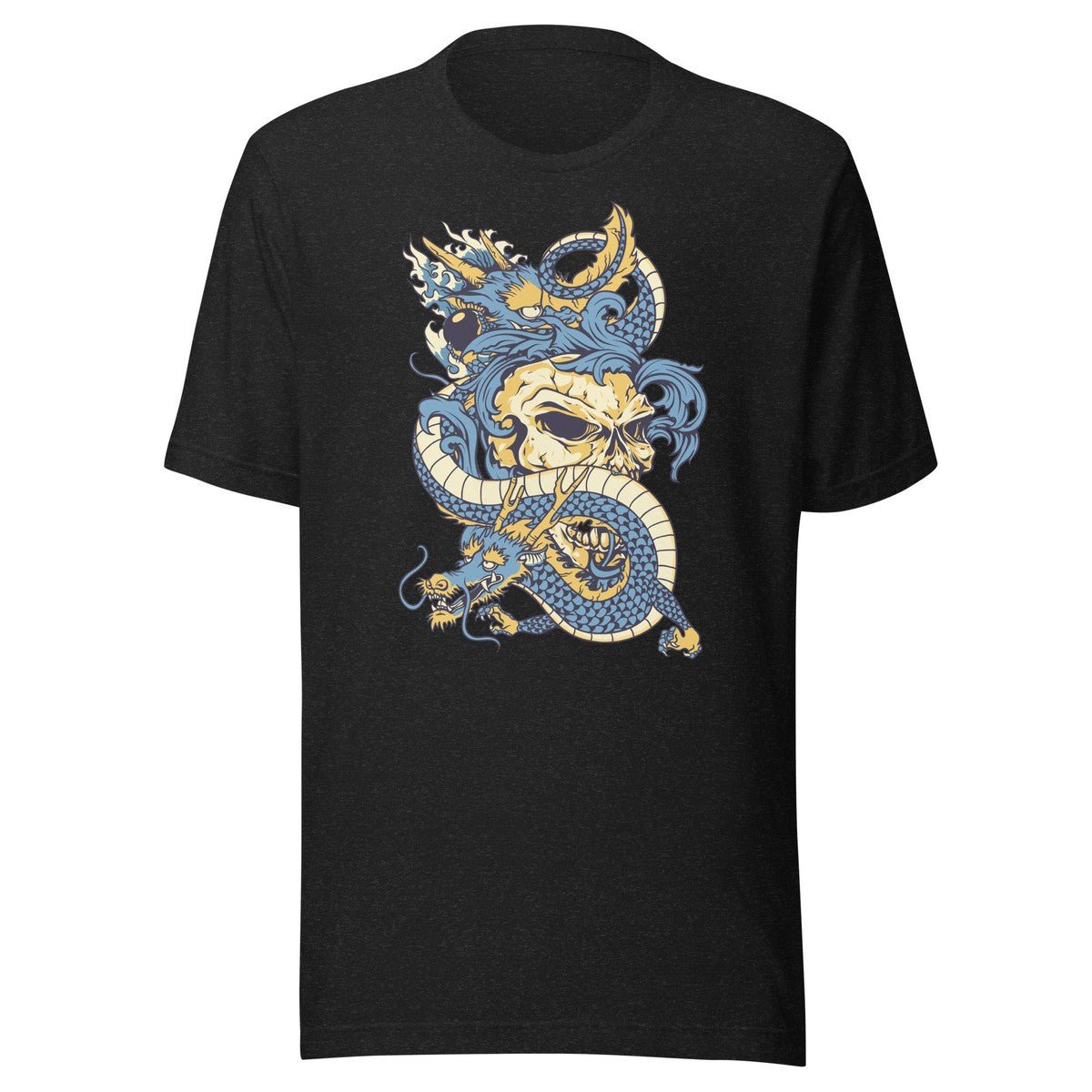 Double Dragons Skull Unisex T-shirt